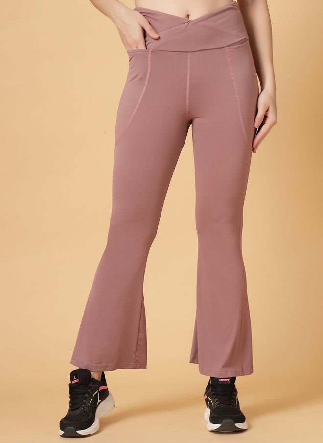 Cukoo Women High Rise Flare Tights - Image 1